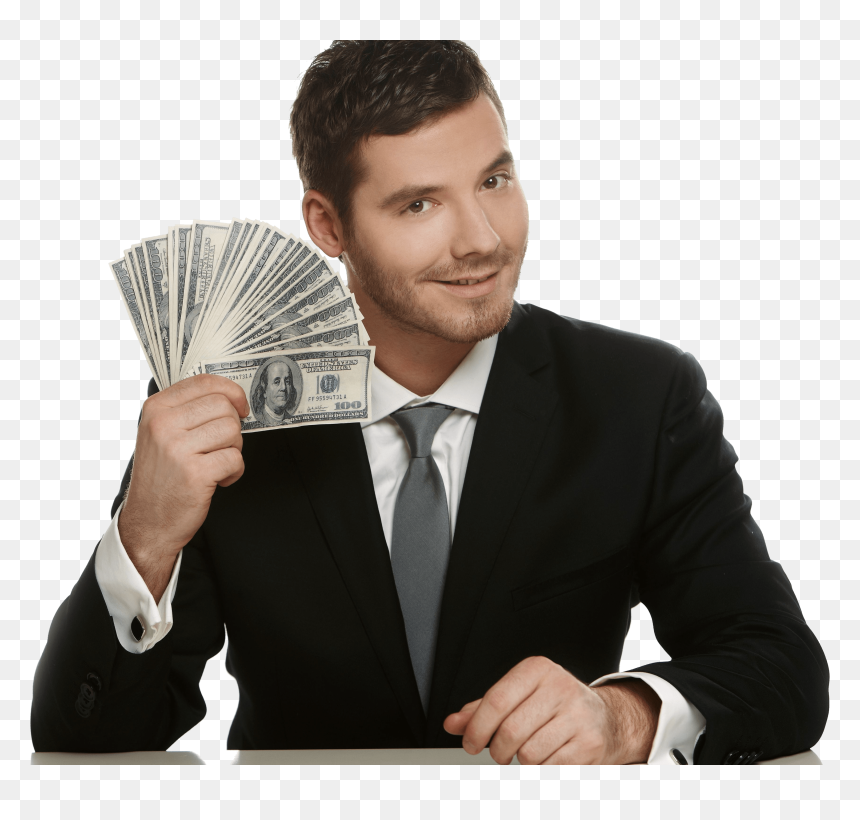 Businessman Cash Clip Arts - Businessman Money Png, Transparent Png - money png
