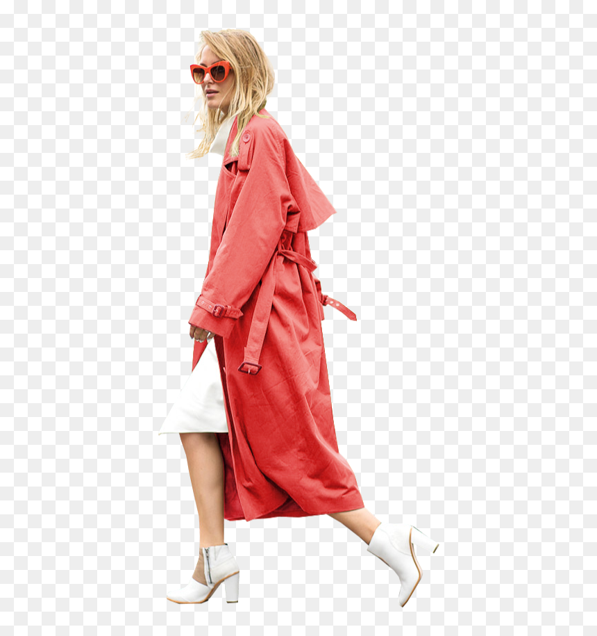 Woman Walking Salmon People Walking Png, People Png, - People On Stairs Png, Transparent Png - people png