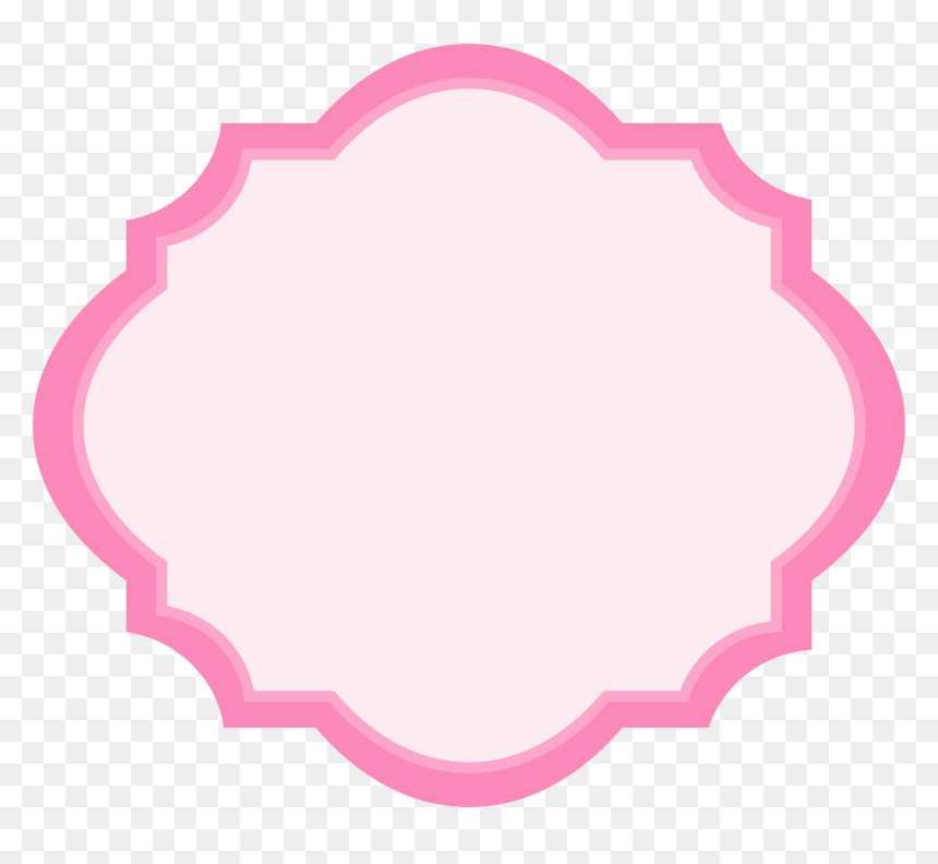 Pink Video Frame Images Photo - Circle, HD Png Download - frame png