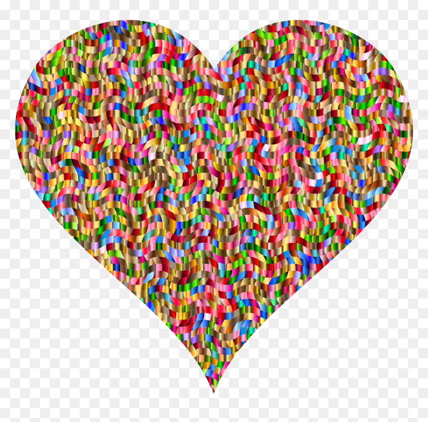 Colorful Confetti Heart 2 Clip Arts - Clip Art, HD Png Download - confetti png
