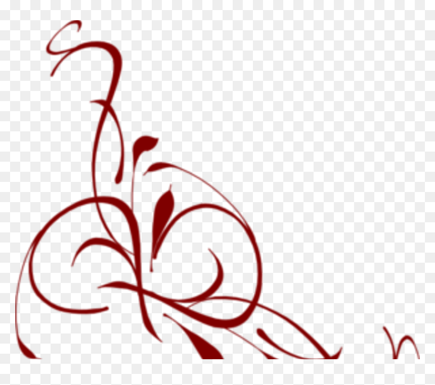 Floral Border Png Clipart , Png Download - Vine Clip Art, Transparent Png - border png