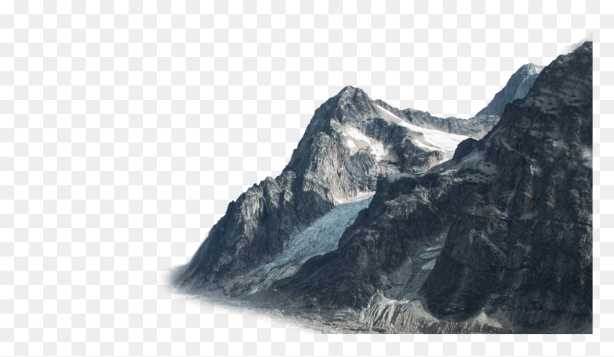 Mountain With Snow - Transparent Mountains Png, Png Download - snow png