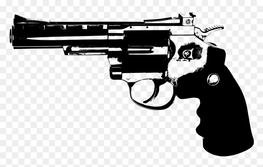 Revolver Gun Western - Dan Wesson Revolver 4 Inch Black, HD Png Download - gun png