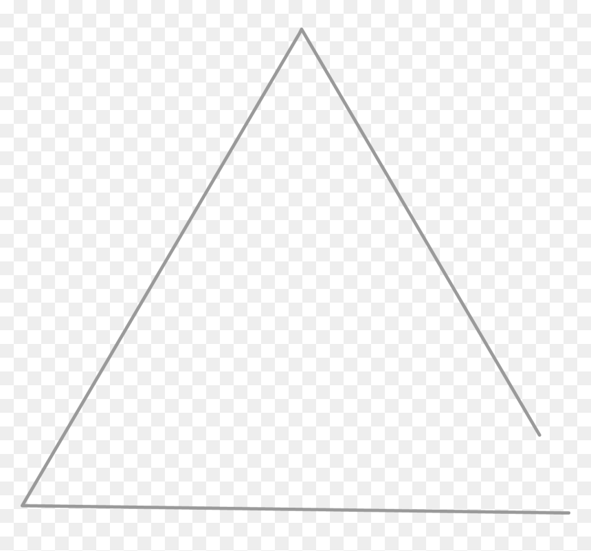 Triangle Png Images Transparent Free Download - Transparent Background White Triangle, Png Download - triangle png
