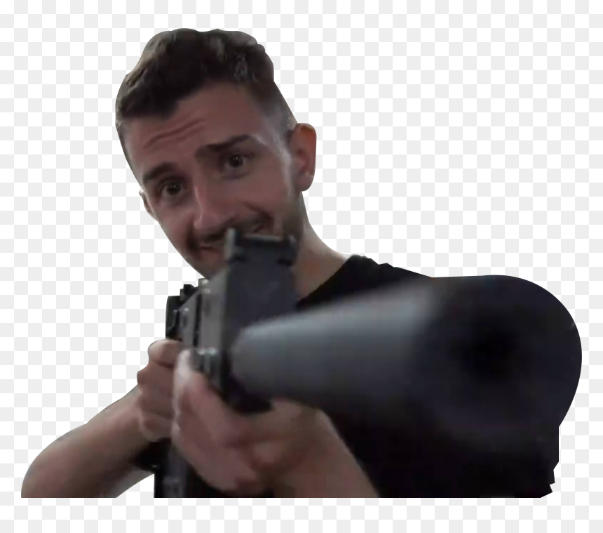 Suggestionmonkas Emote Or Sum Shit - Airsoft Gun, HD Png Download - gun png