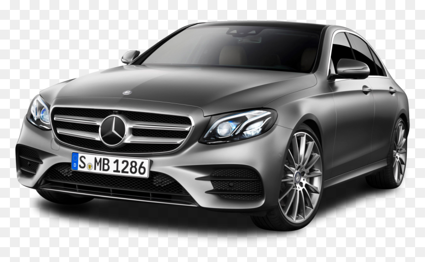 Grey Mercedes Benz E Class Car Png Image - Mercedes E Class Png, Transparent Png - car png