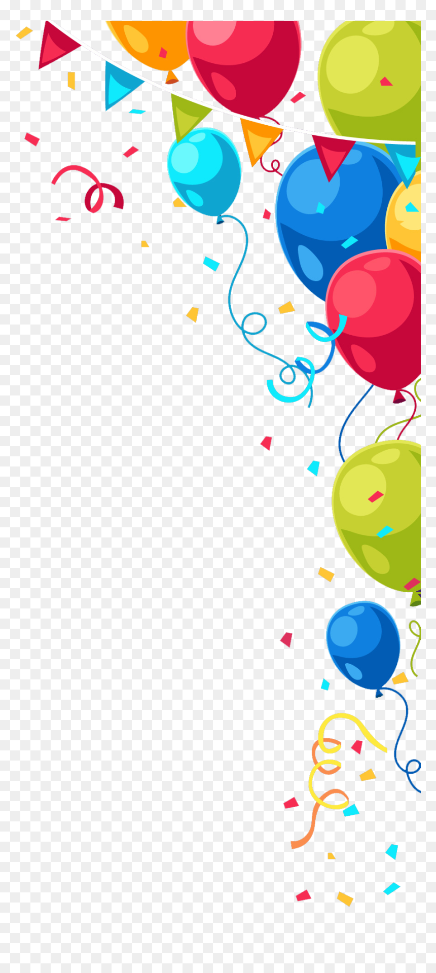 Happy Birthday Png Pic - Balloon Birthday Png Hd, Transparent Png - happy birthday png