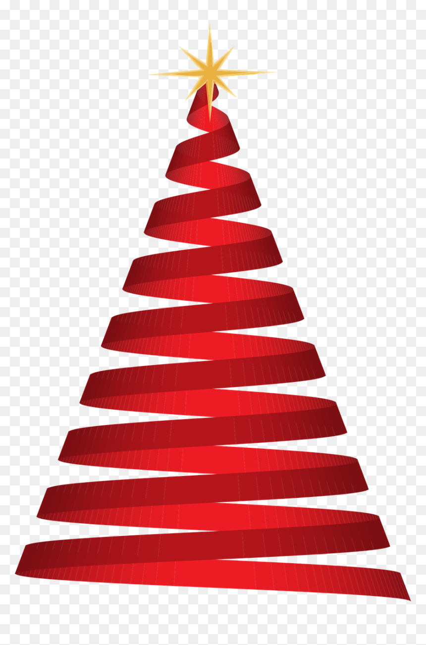 Transparent Christmas Tree Red, HD Png Download - christmas tree png
