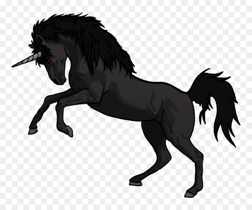 Unicorn - Black Unicorn, HD Png Download - unicorn png