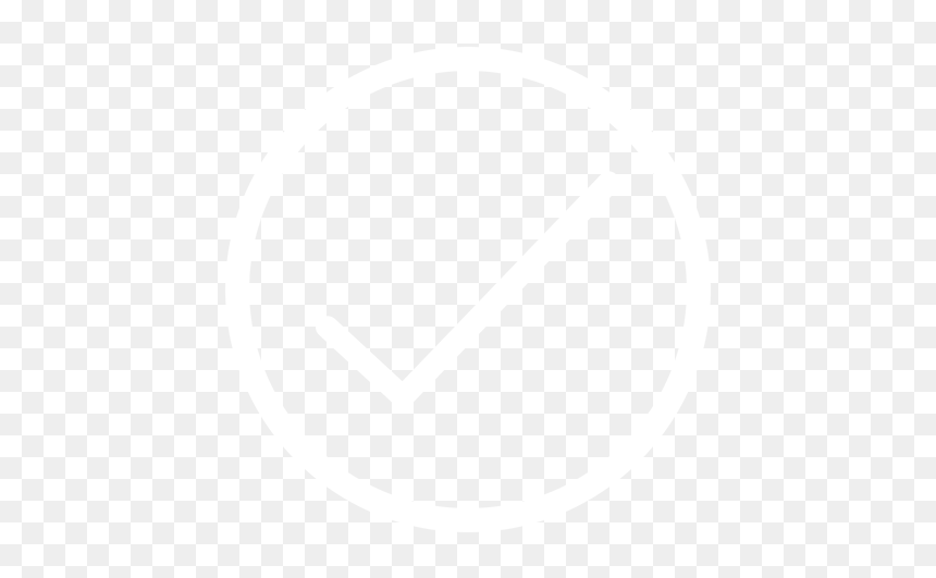 Checkmark - Johns Hopkins Logo White, HD Png Download - check mark png