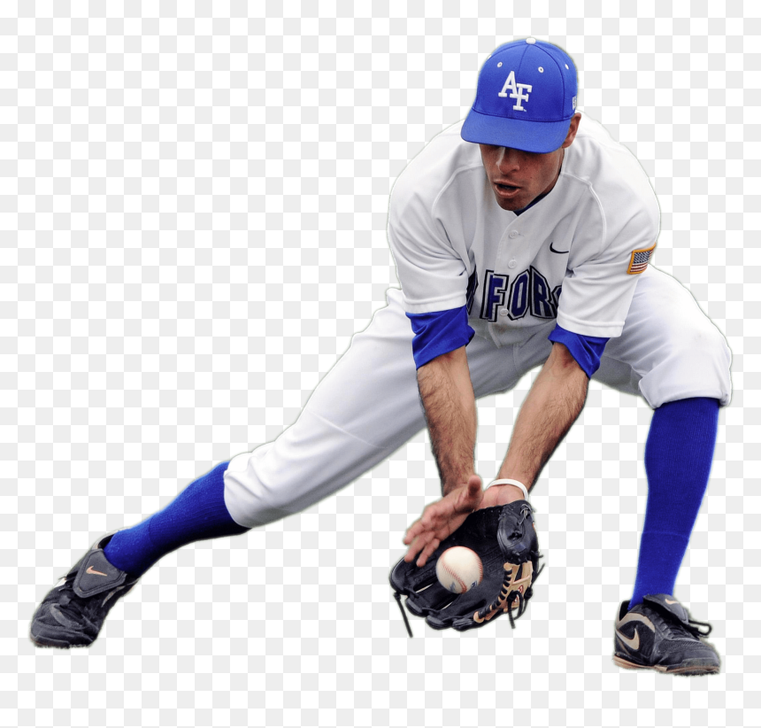 Baseball Player Catching Low Ball Clip Arts - Baseball Player Png, Transparent Png - baseball png