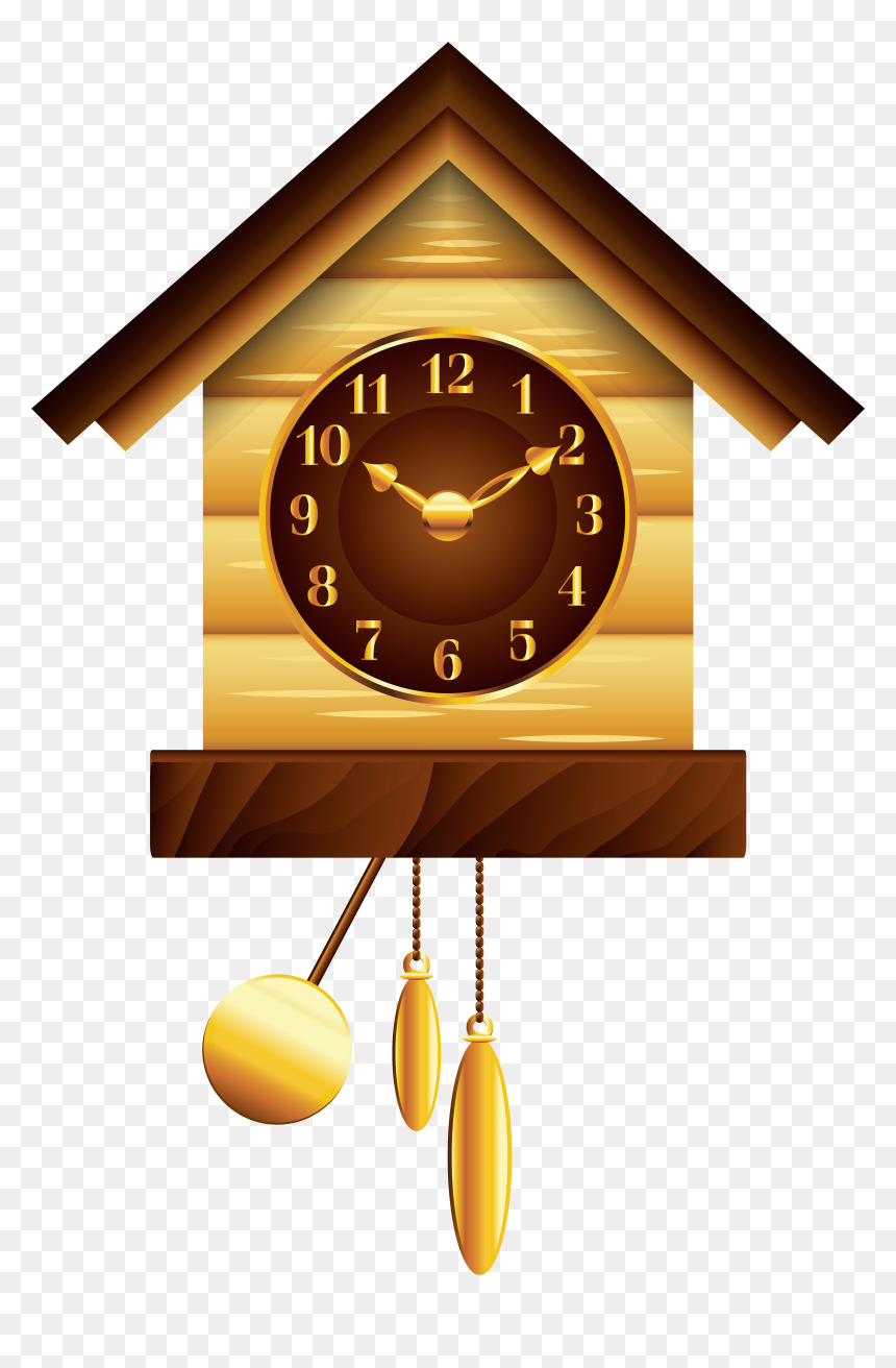 Cuckoo Clock Png Clip Art, Transparent Png - clock png