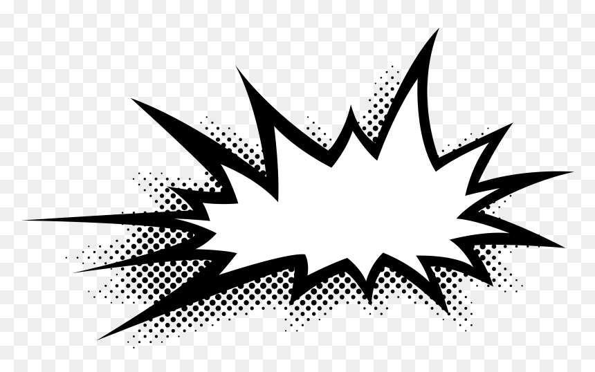 Empty Comic Bubbles Crazy Clipart Png Image Download - Png Clipart Comic Bubble, Transparent Png - bubbles png