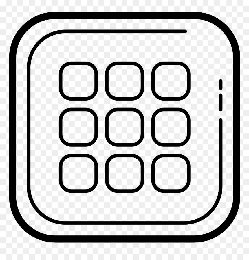 Transparent Grid - Line Art, HD Png Download - grid png