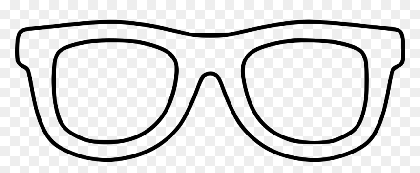Glasses - Line Art, HD Png Download - glasses png