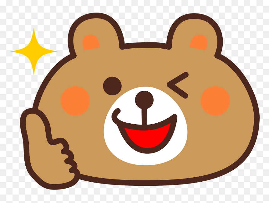 Bear Showing Thumbs Up Clipart - Thumbs Up Clipart, HD Png Download - thumbs up png