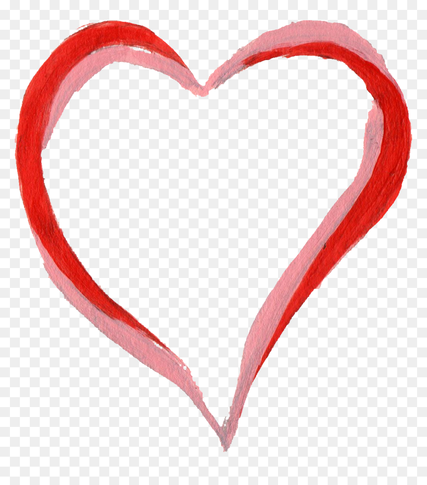 Png Format Hearts Png , Png Download - Heart Paint Brush Png, Transparent Png - hearts png