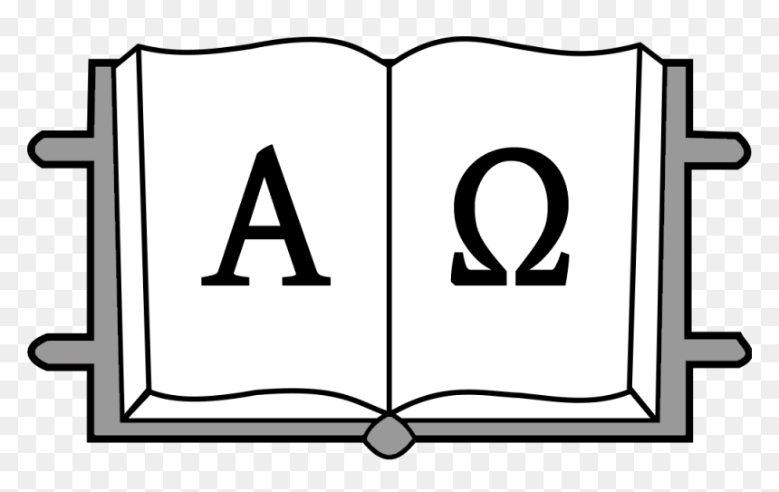 Alpha And Omega Book - Alpha And Omega Book Symbol, HD Png Download - book png