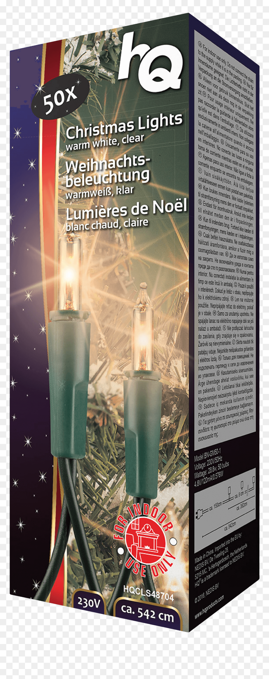 Christmas Light 50 Incandescent Hq Hqcls48704 - Flyer, HD Png Download - christmas lights png