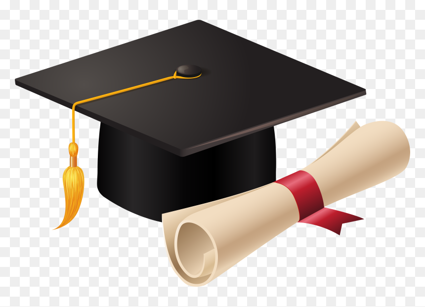 Graduation Cap And Diploma Png, Transparent Png - graduation cap png