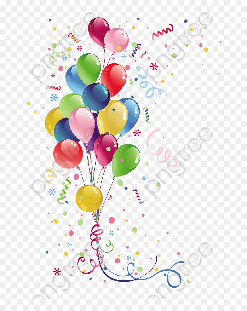 Transparent Balloms Png - Vector Birthday Balloons Png, Png Download - balloons png