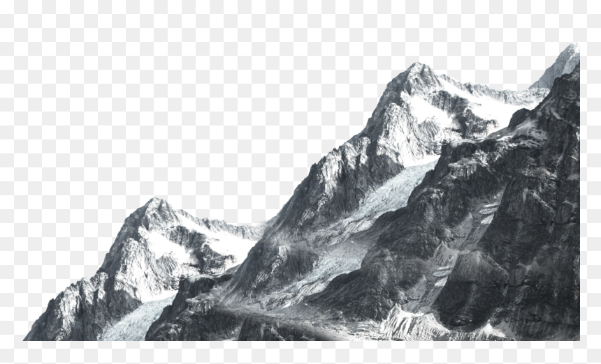 Poster Black And White - Rivers And Robots My Refuge, HD Png Download - mountain png