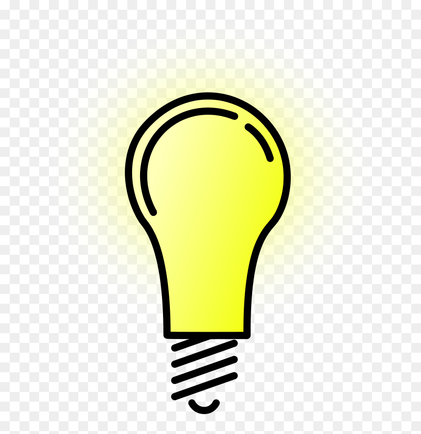 Incandescent Light Bulb Lamp Clip Art - Transparent Background Light Bulb Transparent, HD Png Download - light bulb png