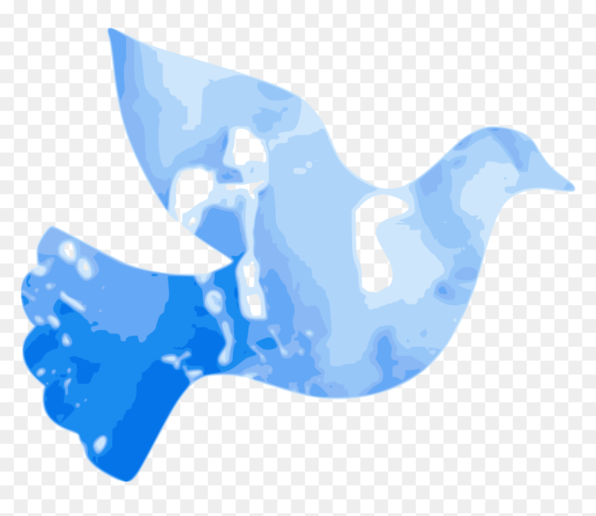 Water Dove Svg Clip Arts - Blue Dove Clip Art, HD Png Download - dove png