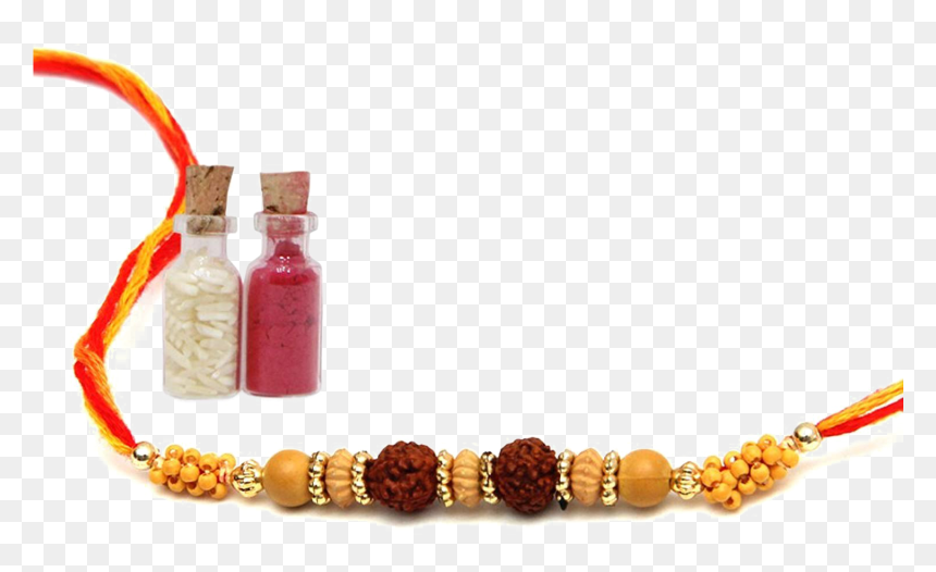 Rudraksha Rakhi Png Image - Portable Network Graphics, Transparent Png - rakhi png