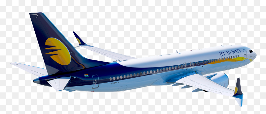Jet Airways Plane Png, Transparent Png - plane png