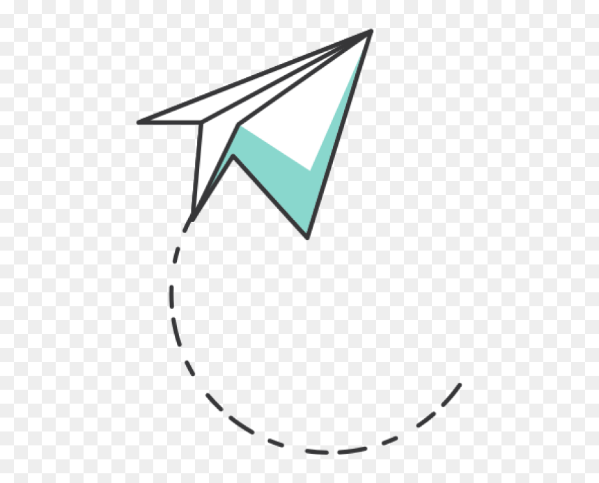 White Paper Plane Png Image - Paper Plane Png, Transparent Png - plane png