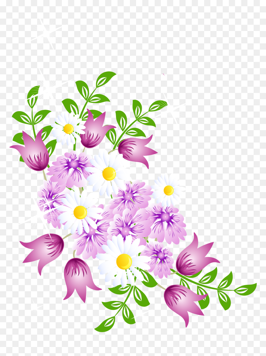 Transparent Spring Flowers Png, Png Download - flower crown png