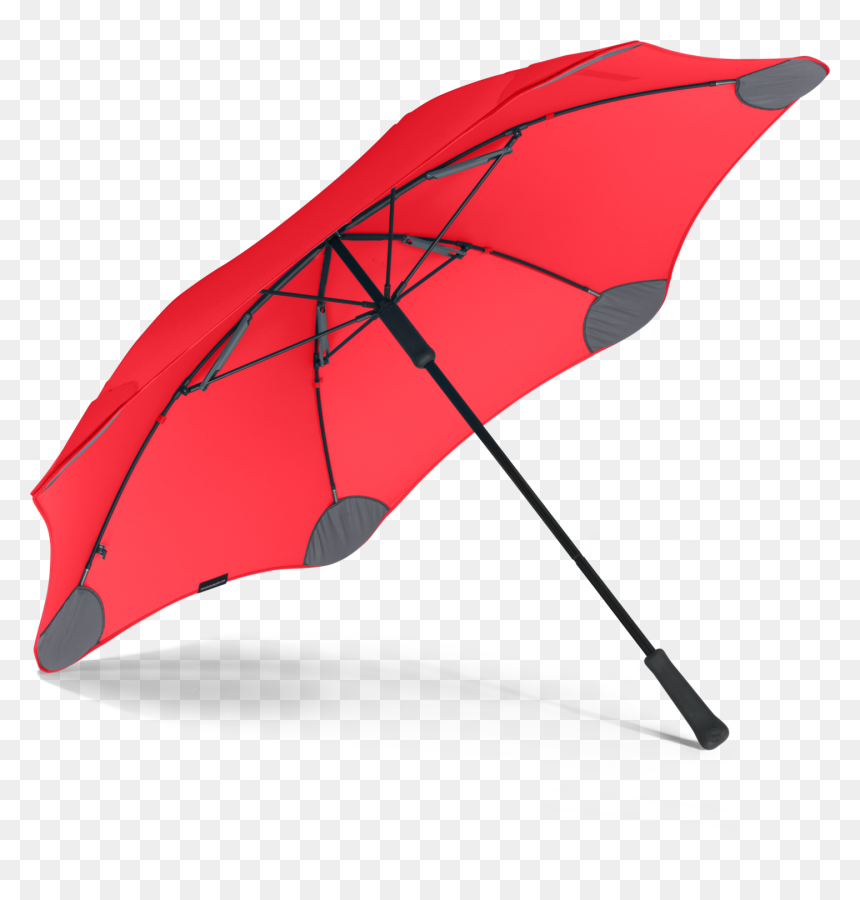 Red Classic Blunt Umbrella View From Under - Paraplu Rood, HD Png Download - blunt png
