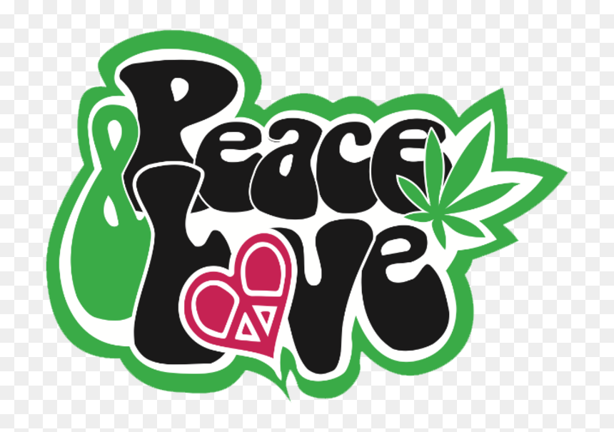 Peace And Love - Peace And Love Png, Transparent Png - weed png