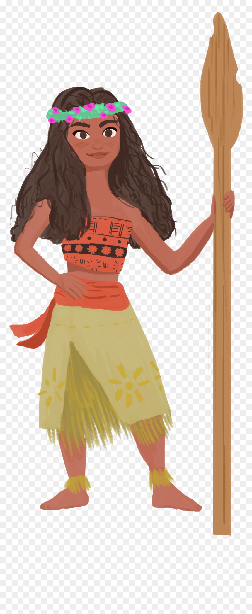 Girl, HD Png Download - moana png