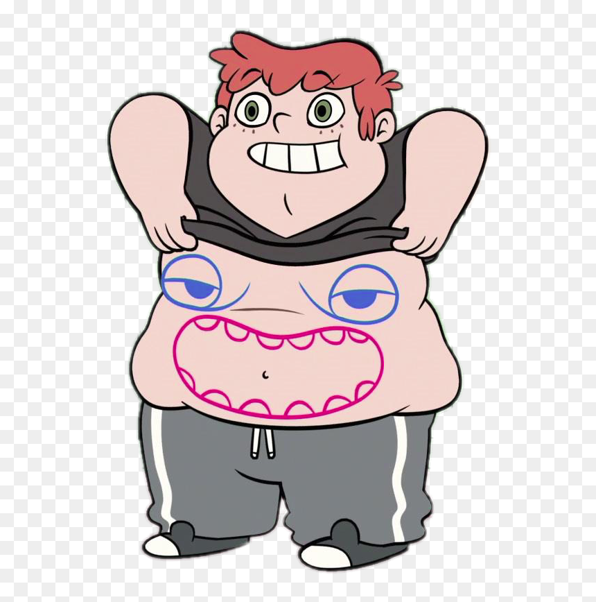 Star Vs Evil Ferguson With Belly Face - Cartoon, HD Png Download - vs png