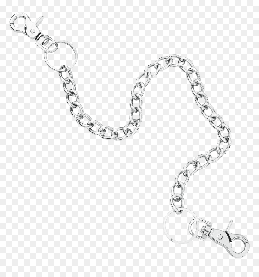 Pants Jewellery Chain Wallet Bracelet - Transparent Wallet Chain Png, Png Download - chain png