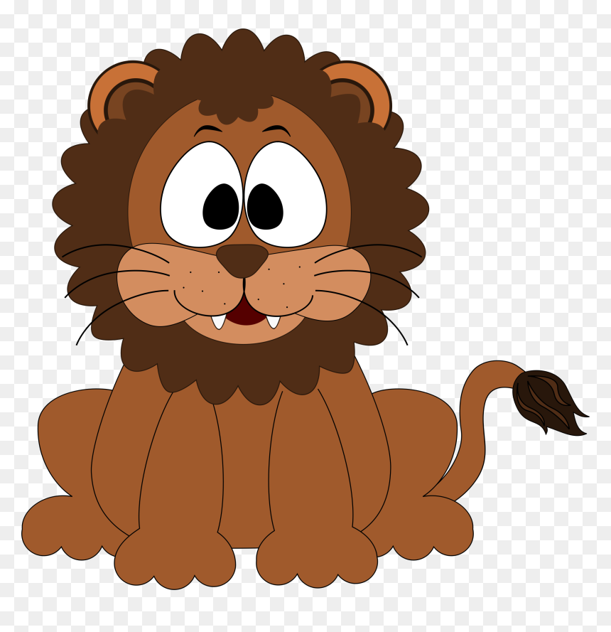 Clipart Cartoon Lion Png - Cartoon Lion Transparent, Png Download - lion png