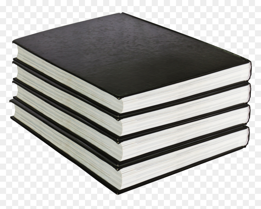Book Pile Transparent Background - Black Book Transparent Background, HD Png Download - books png