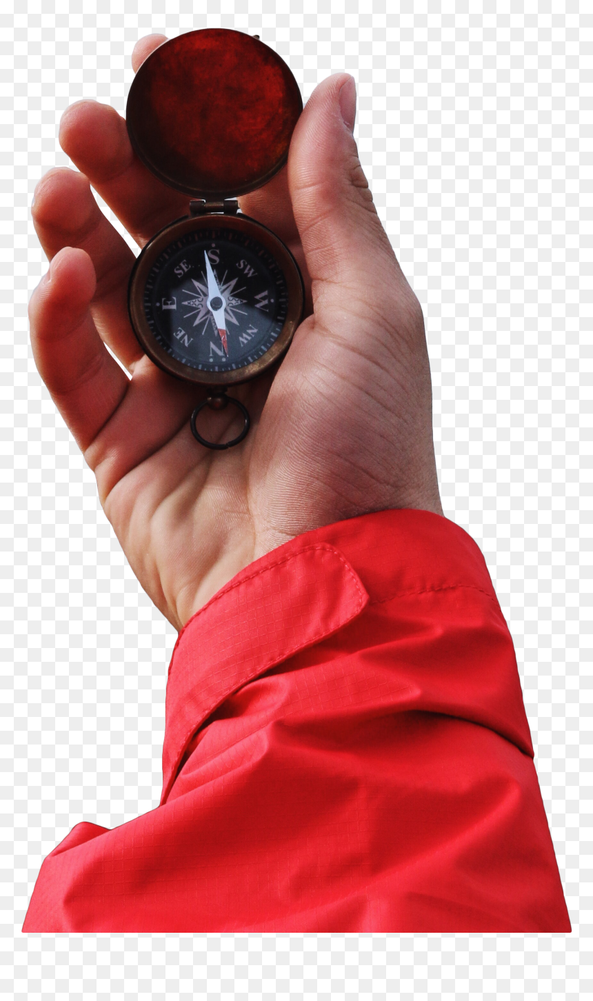 Person Holding Compass - Red Bull Find Your Wings, HD Png Download - compass png