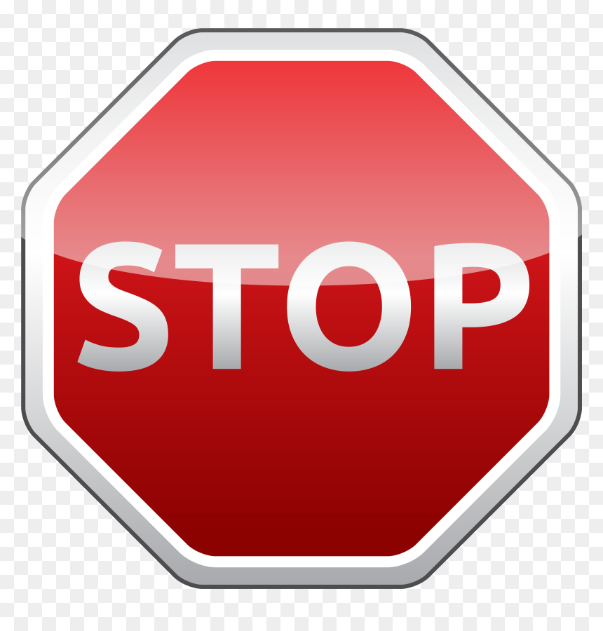 Stop Sign Png Clipart - Stop Sign Clip Art Png, Transparent Png - stop sign png