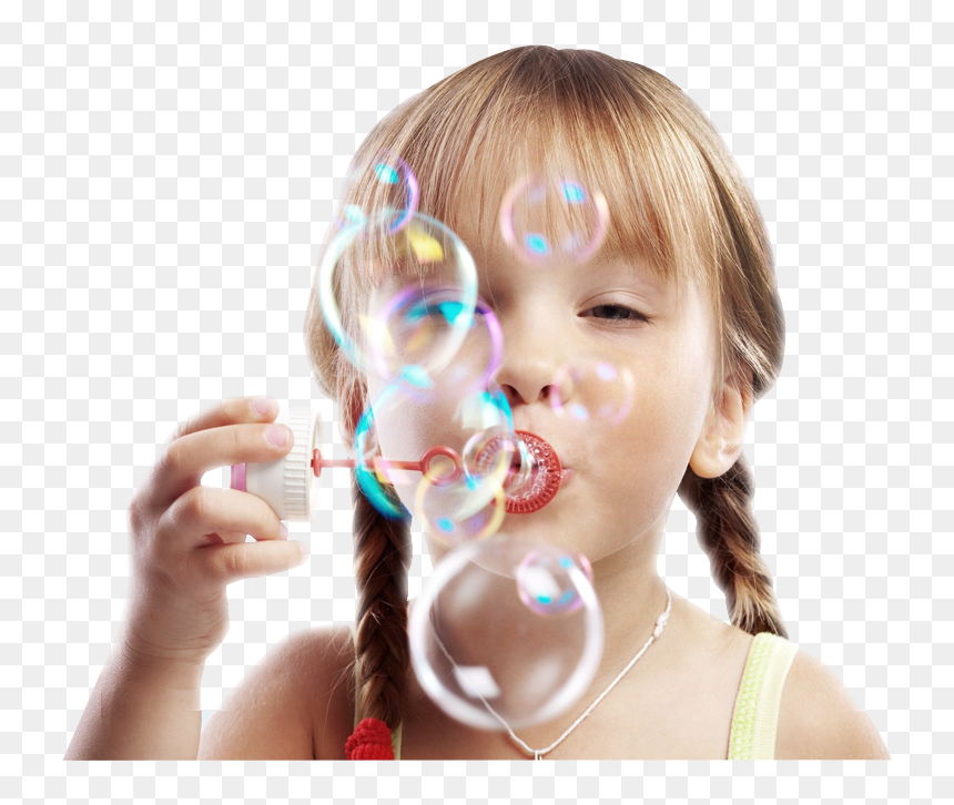 Children Bubble Png Png Image With No - Kids And Bubbles Png, Transparent Png - bubble png