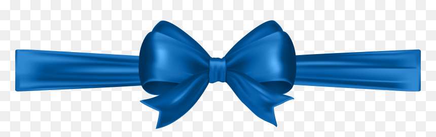 Blue Bow Tie Png - Blue Bow Png, Transparent Png - bow png