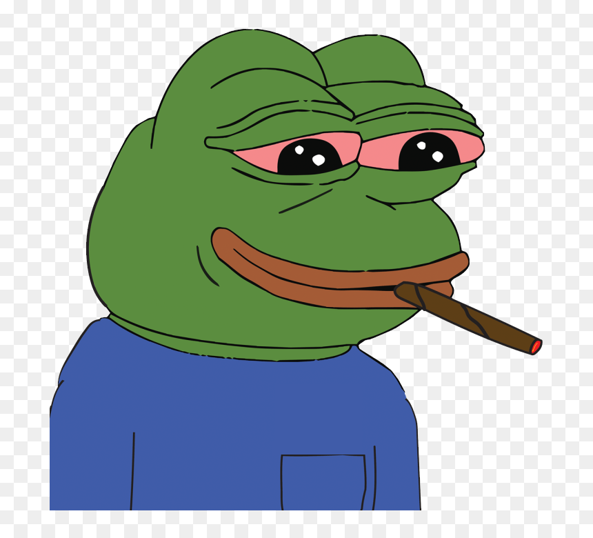 Stoned Pepe Clip Arts - Pepe The Frog Stoned, HD Png Download - pepe png