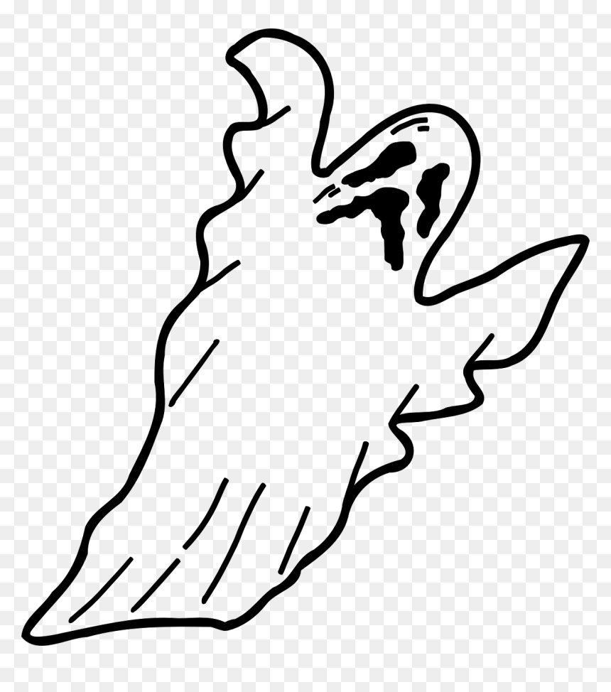 Scary Ghost Clipart, HD Png Download - halloween png
