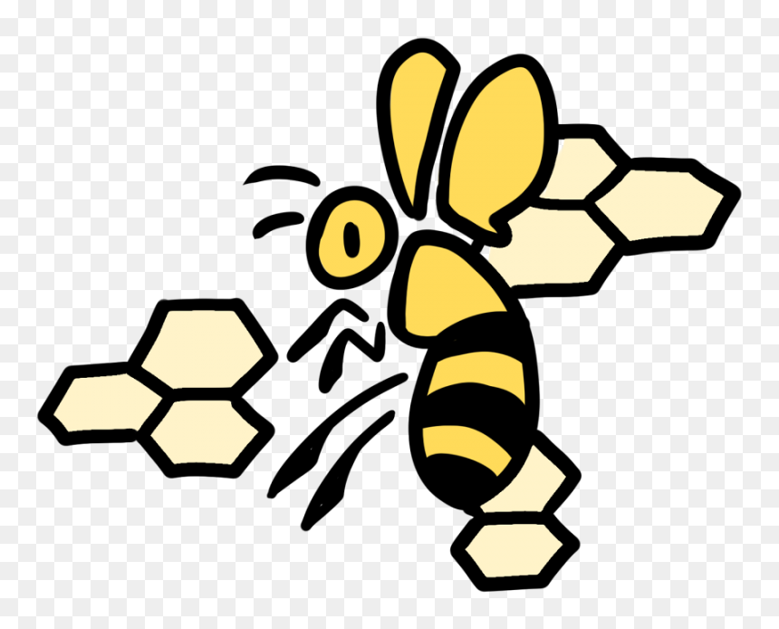 Outside Clipart Beehive - Portable Network Graphics, HD Png Download - bee png