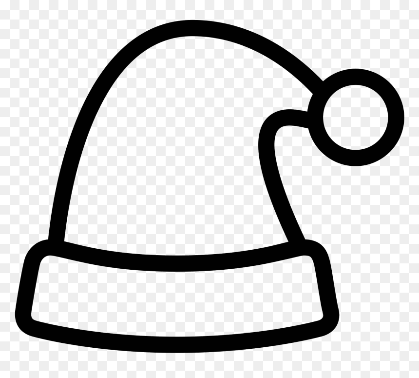 It"s A Logo Of Santa"s Hat - Santa Claus, HD Png Download - christmas hat png