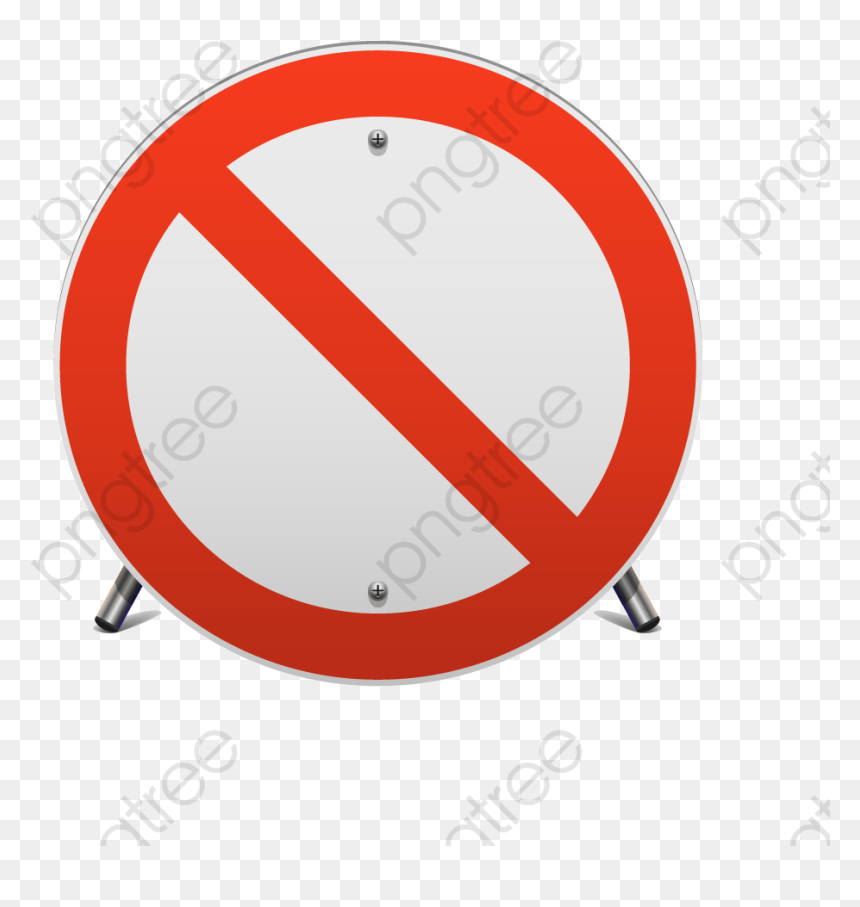 Stop Sign Png Circle - Prohibition Sign, Transparent Png - stop sign png
