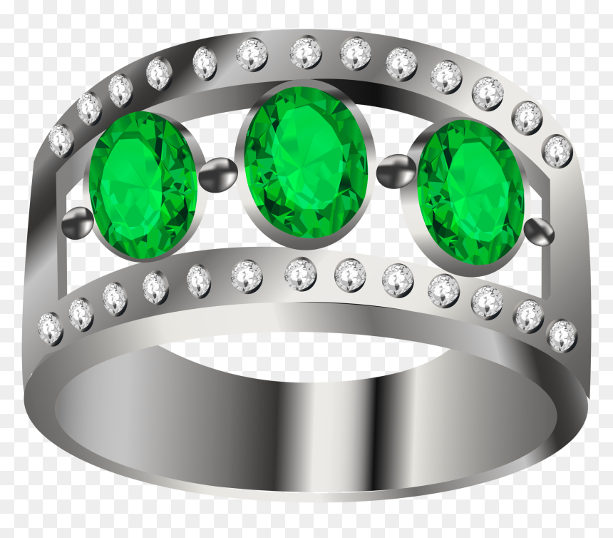 Silver Ring With Diamonds Png - Ring, Transparent Png - diamonds png