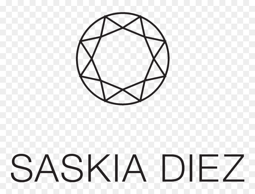 Saskia Diez Logo, HD Png Download - black circle fade png